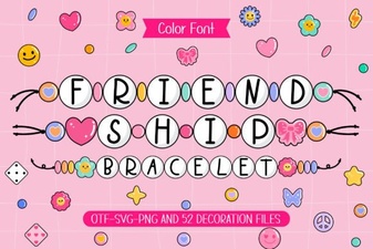 Fonts for Unique Friendship Bracelet Designs