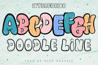 Hand-Drawn Doodle Fonts for Creative Projects