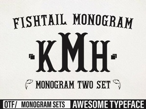 Unlocking Luxury with Fishtail Monogram Font Styles