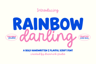 Rainbow Darling Duo Font: Creative Pairing Ideas