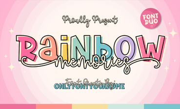 Rainbow Memories Font: Design Projects & Creative Uses