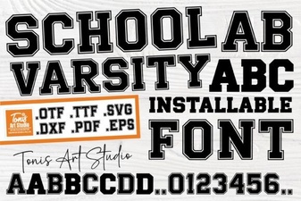Designing with the School Varsity Font Style