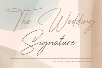 Signature Fonts to Elevate Your Wedding Projects